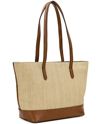 Patricia Nash Verzi European Small Natural Fine Weave Tote Bag