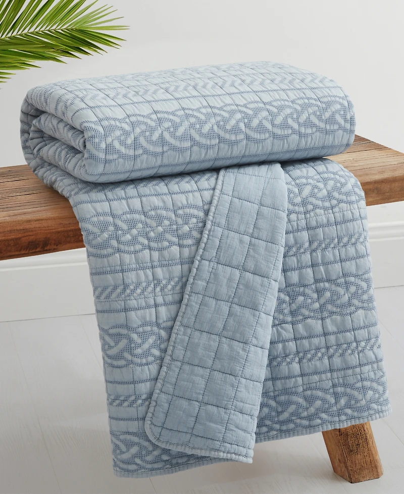 Levtex Home Trintton Textured Quilted Throw, 50" x 60"