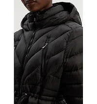 Petite Packable Knee Length Coat