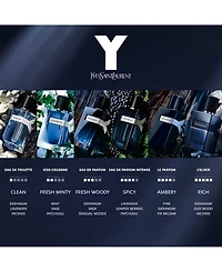 Yves Saint Laurent Men's Y Iced Cologne Eau De Toilette Intense, 2 oz.
