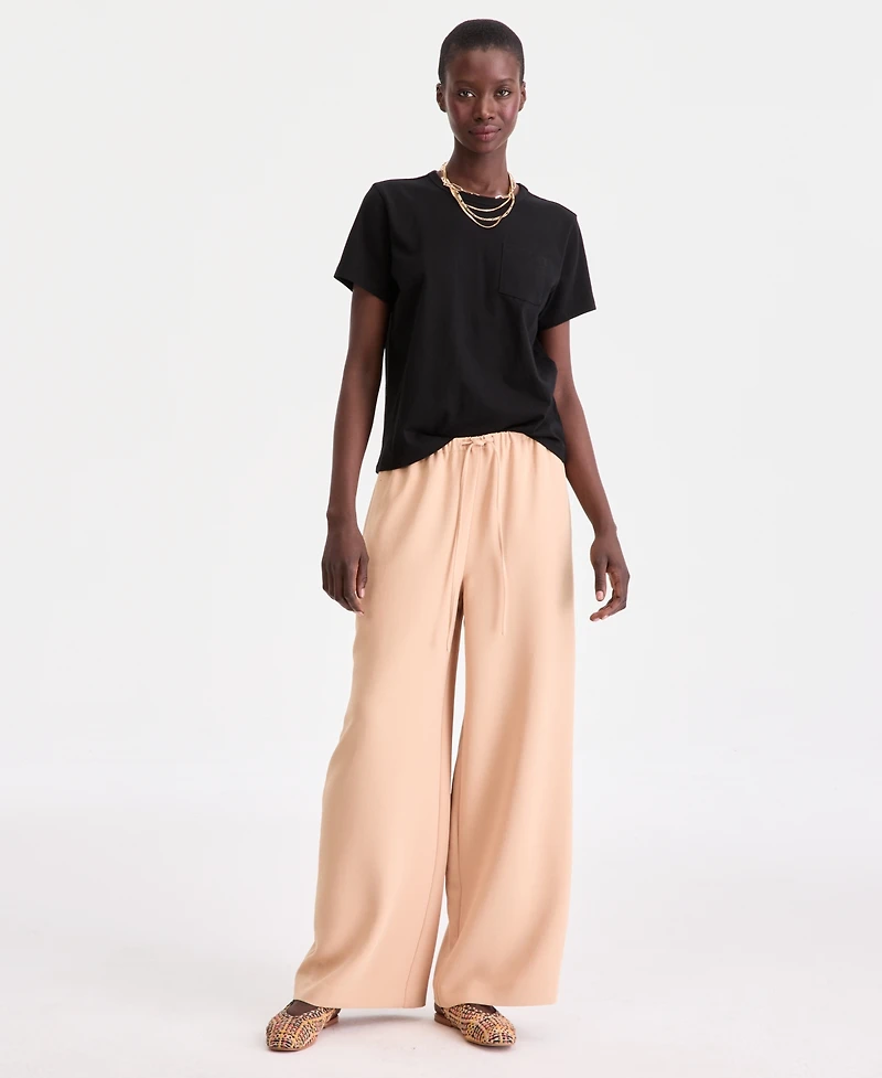 On 34th Women's 100% Cotton Pocket T-Shirt, Macy's Exclusive