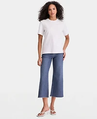 On 34th Women's Essential Crewneck Cotton Short-Sleeve T-Shirt, Macy's Exclusive