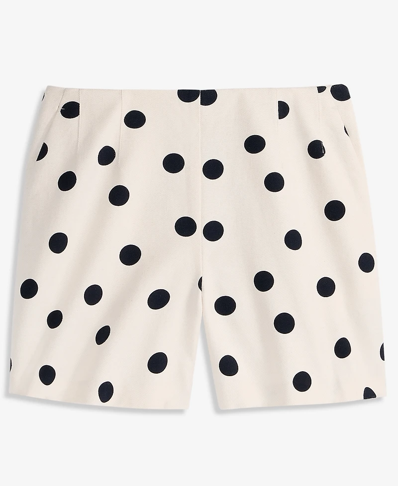 On 34th Women's Dot-Print Side-Zip Shorts, Macy's Exclusive