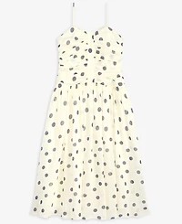 On 34th Women's Dot-Print Sweetheart-Neck Midi Dress, Macy's Exclusive