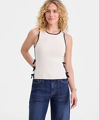 On 34th Women's Bow-Trim Sleeveless Sweater Tank Top, Macy's Exclusive