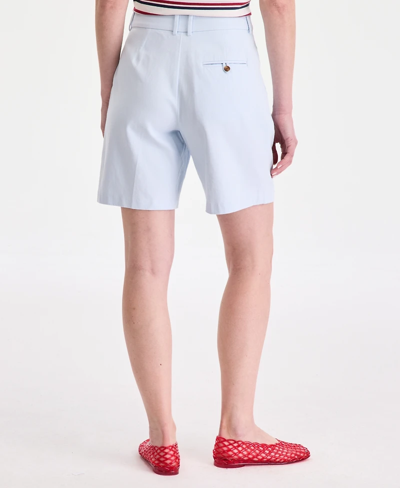 On 34th Women's High-Rise Linen-Blend Bermuda Shorts, Macy's Exclusive