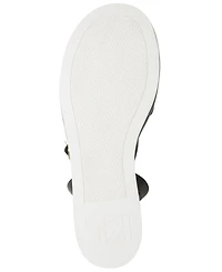 Karl Lagerfeld Paris Women's Clemons Ankle Strap Wedge Sandals