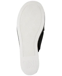 Karl Lagerfeld Paris Women's Caleigh Atelier Slip-On X Band Wedge Sandals