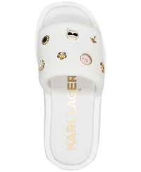 Karl Lagerfeld Paris Women's Opal Macaron Platform Sandals