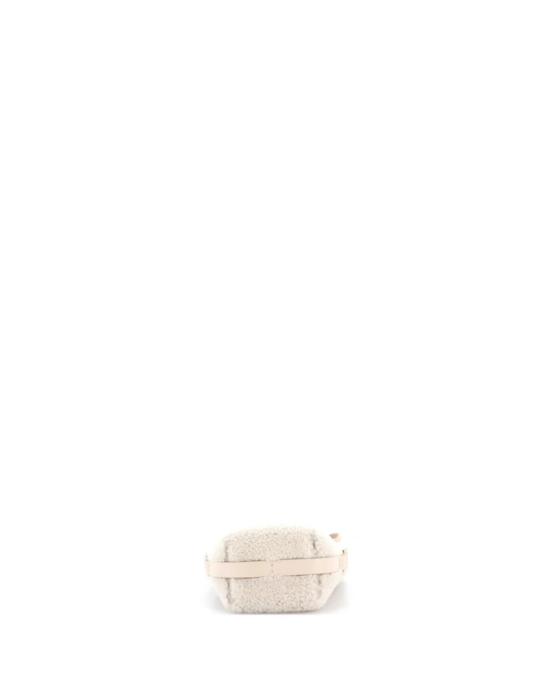 Pre-Owned Chloe Micro Marcie Chain Bucket Bag Shearling