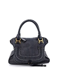 Pre-Owned Chloe Medium Marcie Satchel Denim