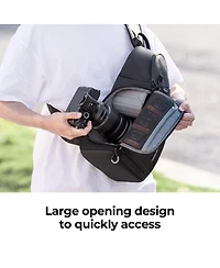 K&F Concept 10L Camera Sling Bag for Dslr/Slr Cameras