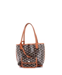 Pre-Owned Goyard Mini Anjou Reversible Tote Coated Canvas