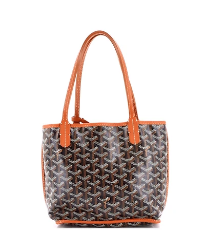 Pre-Owned Goyard Mini Anjou Reversible Tote Coated Canvas