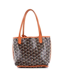 Pre-Owned Goyard Mini Anjou Reversible Tote Coated Canvas