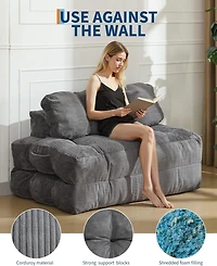 Gaomon Led Bed Frame with Storage Headboard & Drawers - No Box Spring Needed