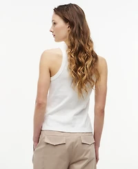 Tommy Hilfiger Women's Gold-Tone Button Tank Top