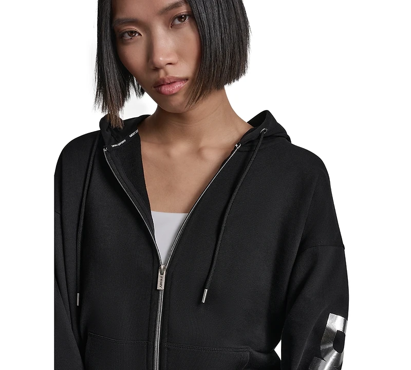 Dkny Sport Women's Regular-Fit Full Zip Hoodie