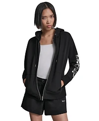 Dkny Sport Women's Regular-Fit Full Zip Hoodie