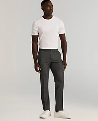 Perry Ellis Portfolio Men's Slim-Fit Flat Front Dress Pants