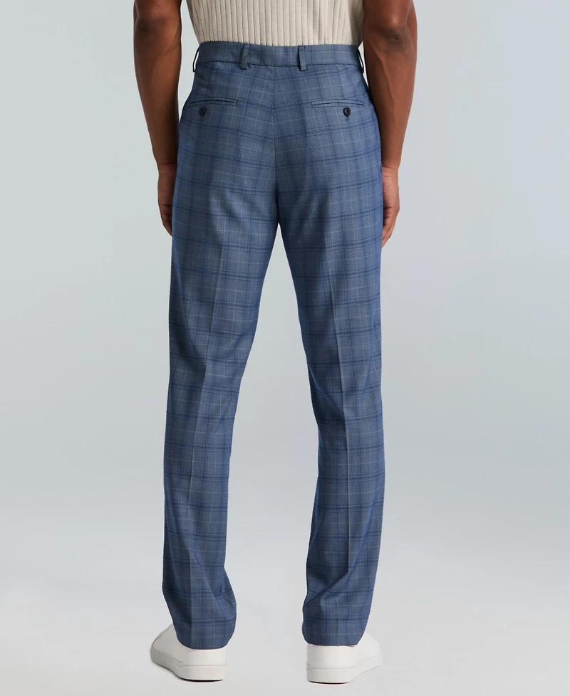 Perry Ellis Portfolio Men's Slim-Fit Gripper Waist Dress Pants