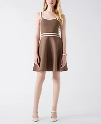 Guess Women's Sleeveless Mirage Nautical Sweater Dress