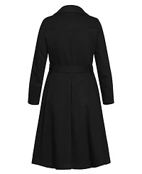 City Chic Women's Plus Blushing Belle Coat