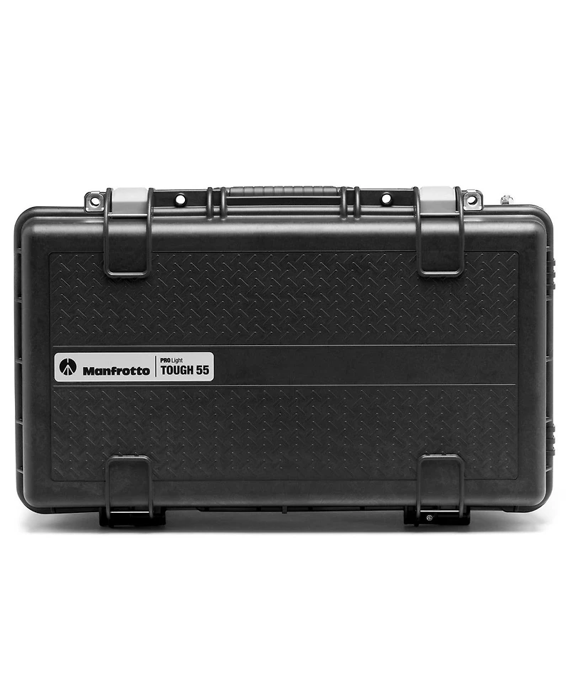 Manfrotto Pro Light Reloader Tough-55 High Lid Carry-On Camera Roller Bag, Black