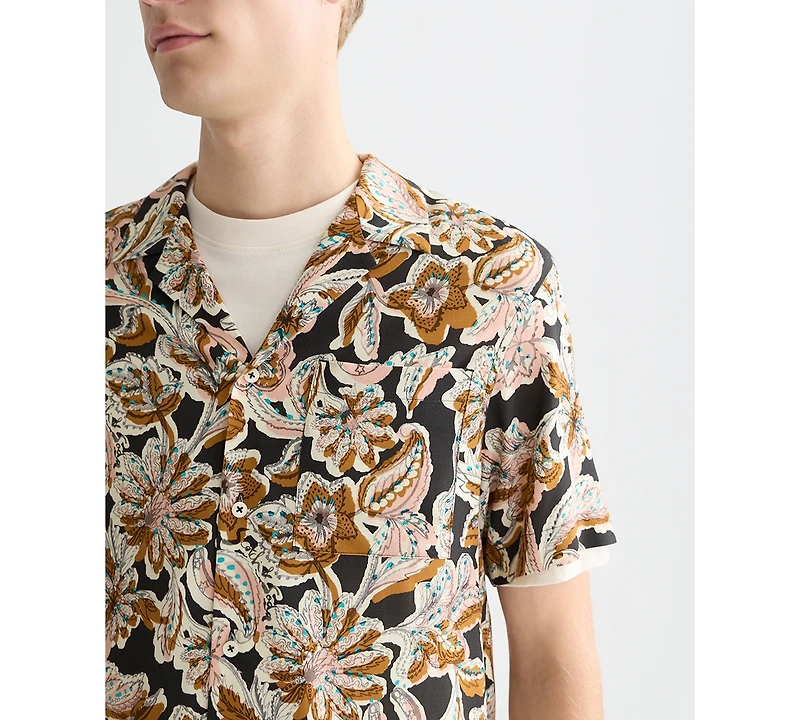 Scotch & Soda Men's Printed Short-Sleeve Shirt