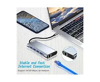 Risokeys 11 in 1 Usb C Adapter Dongle