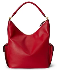Lauren Ralph Blaike Large Soft Nappa Leather Shoulder Bag