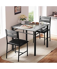 Ironck 29.1" W Dining Table Set for 2