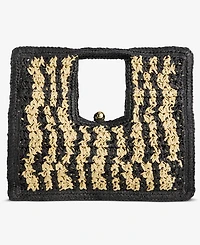I.n.c. International Concepts Square Straw Tote Bag, Macy's Exclusive