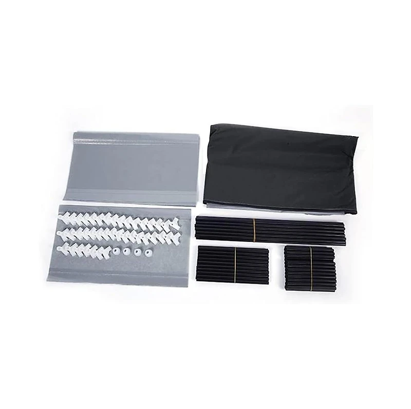 gaomon Black Shoe Rack, Free Standing Shoe Racks 9 Tier - Portable Row Shoe Rack Organizer Tower for Closet with Nonwoven Fabric Cover