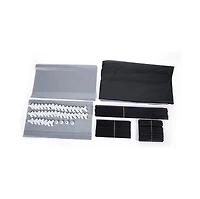 gaomon Black Shoe Rack, Free Standing Shoe Racks 9 Tier - Portable Row Shoe Rack Organizer Tower for Closet with Nonwoven Fabric Cover