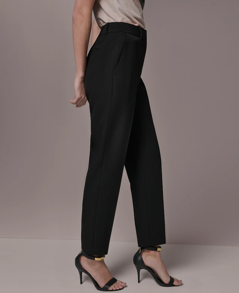 Donna Karan New York Women's Flat Front Straight Pants