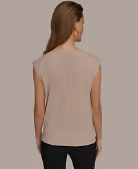 Donna Karan New York Women's Scoop Neck Top