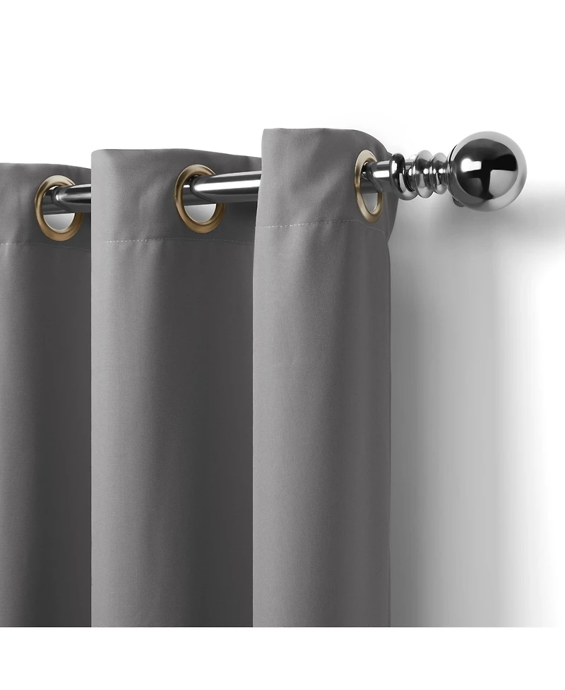 Elrene Home Fashions Connor Solid Indoor Outdoor Window Curtain