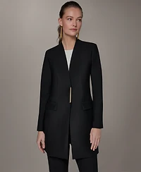 Donna Karan New York Petite Collarless Jacket