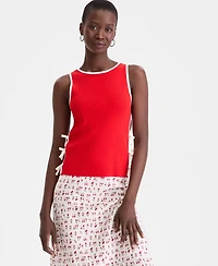 On 34th Women's Bow-Trim Sleeveless Sweater Tank Top, Macy's Exclusive