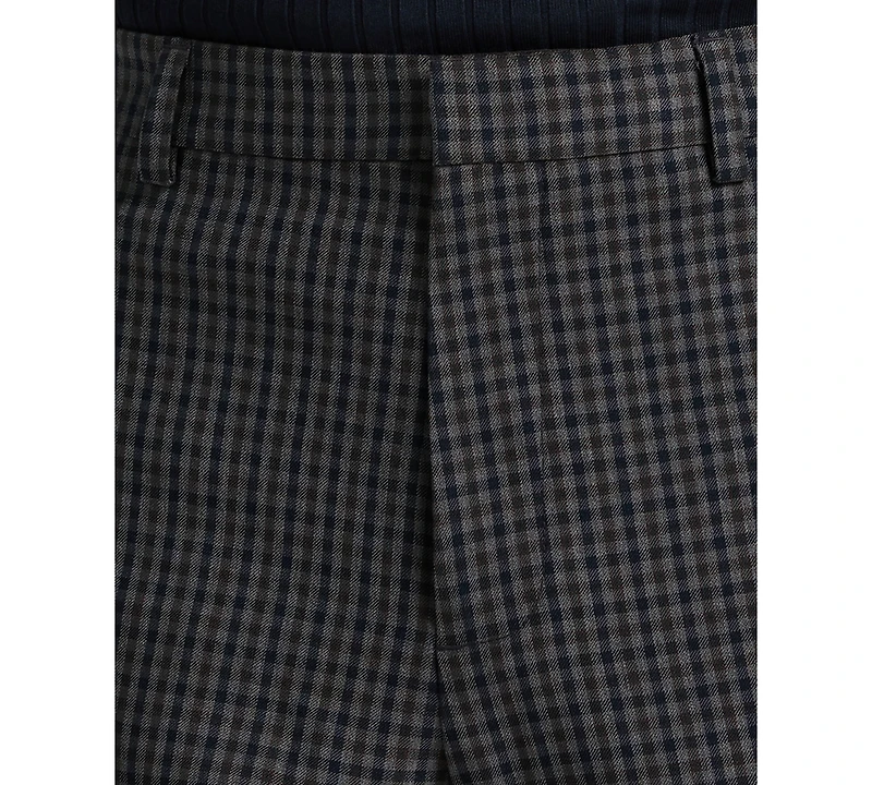 Perry Ellis Portfolio Men's Slim-Fit Flat Front Dress Pants