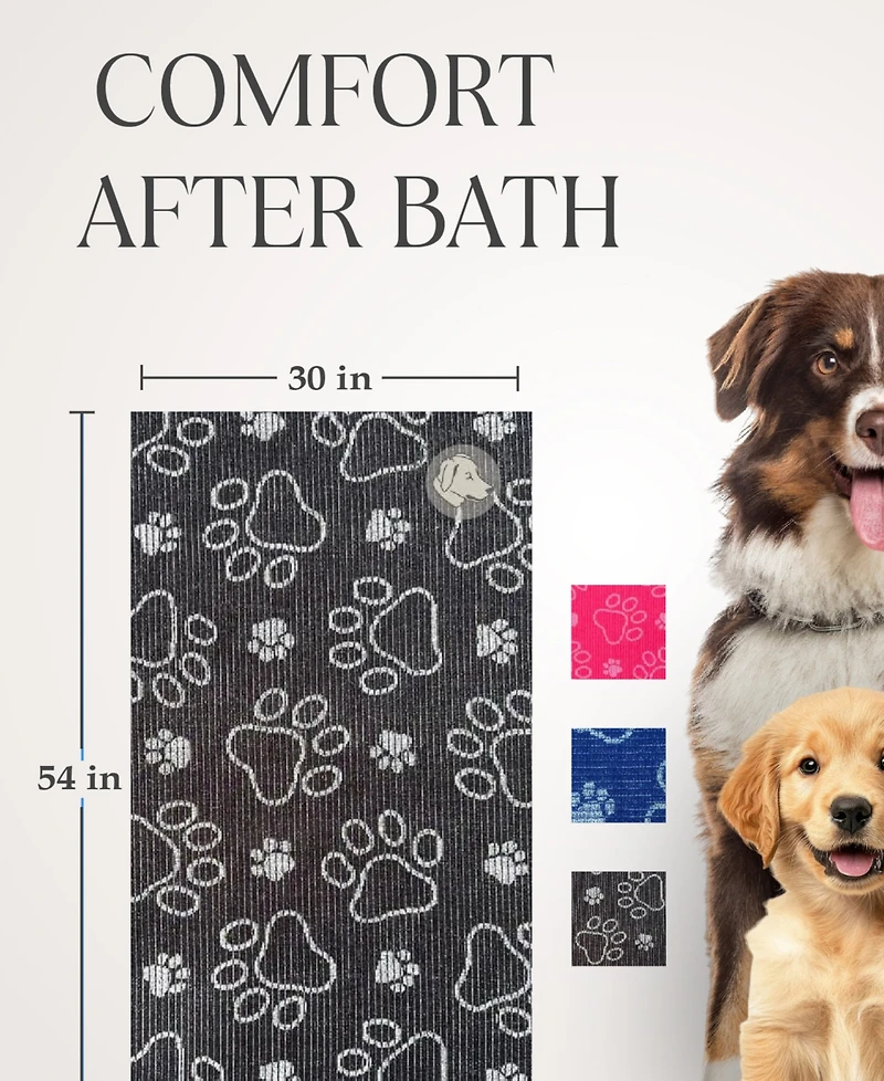 Delilah Home Drytek High Performance Dog Bath Towel 30" X 54"