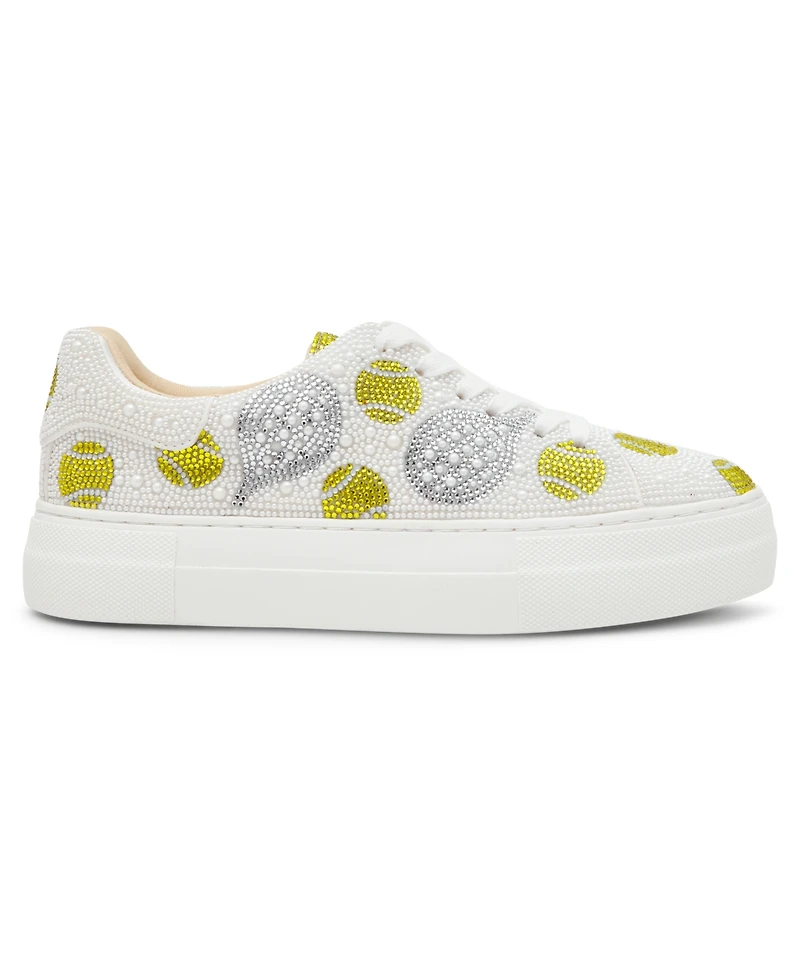 Betsey Johnson Women's Sidny Lace-Up Platform Sneakers
