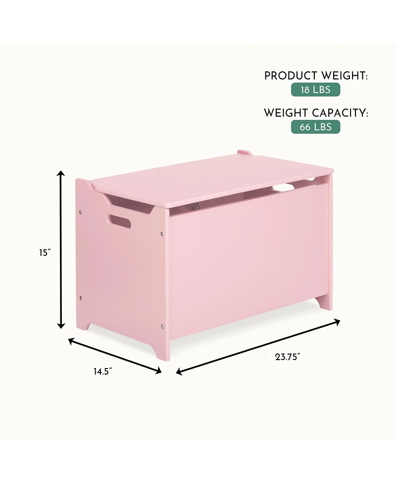 Evolur Wooden Toy Chest Organizer