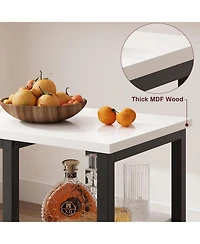 gaomon Height Table and Chairs Set of 2 Person, Small High Top Kitchen Table for 2 Seater