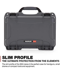 Nanuk 909 Case with Foam, Graphite