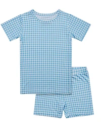 Motette Baby Boys Harbor Gingham Pajama Set