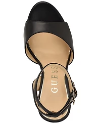 Guess Women's Hitten High Block Heel Platform Sandals