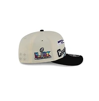 New Era Men's Cream/Black Seattle Seahawks Super Bowl Lx Champions Locker Room 9SEVENTY Adjustable Hat