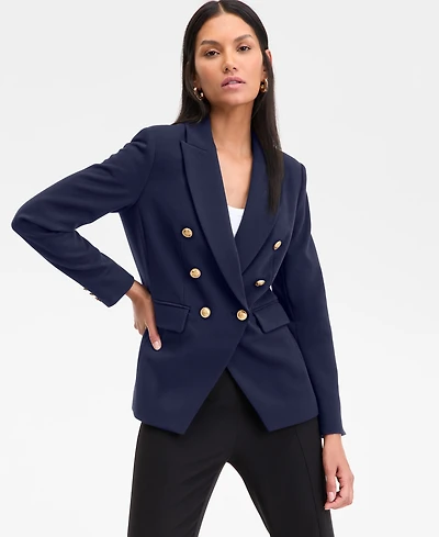 I.n.c. International Concepts Women's Double-Breasted Blazer